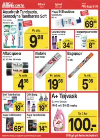 ABC Lavpris tilbudsavis uge 33 Side 11: Zapp Tændblokke €14,98, Rengøringsservietter €8,98
