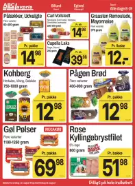 ABC Lavpris tilbudsavis uge 33 Side 3: Pålægger, Udvalgte €14,98, Herkules (Kohberg) €12,98