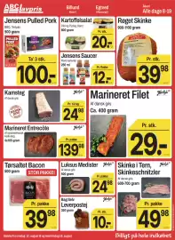 ABC Lavpris tilbudsavis uge 33 Side 5: Marineret Filet €29,00, Luksus Medister €24,98