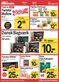 ABC Lavpris tilbudsavis uge 33 Side 6: Dansk Bagværk €10,00, Toscana Vildlaks €25,00