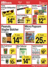 ABC Lavpris tilbudsavis uge 33 Side 9: Panda Expressen Øko Kokosmælk €10,00, Valsemøllen Øko Havreris €14,98