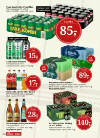 Dagli'Brugsen tilbudsavis Side 16: Faxe Kondi Booster €15,00, Heineken eller Royal øl €89,00