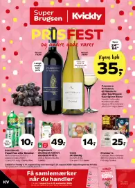 Kvickly tilbudsavis uge 33 Side 1: Pavonero Primitivo di Manduria / Southbank Sauvignon Blanc €35,00, Premier is €25,00