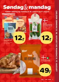 Kvickly tilbudsavis uge 33 Side 7: Danske skoleagurker €12,00, Coop revet ost €12,00