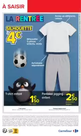 Catalogue Carrefour page 2: SILHOUETTE T-shirt enfant €4,00