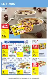 Catalogue Carrefour page 25: ANDROS Desserts Fruitiers €4,89, LA LAITIÈRE Secret de Mousse €3,10