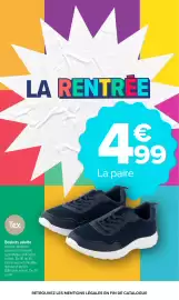 Catalogue Carrefour page 3: Tex Baskets adulte €4,99