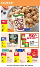 Catalogue Carrefour page 31: LUCIEN GEORGELIN Croc' Choc €2,50, FULFIL Barre Protéinée avec Vitamines €1,91