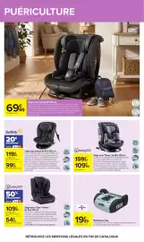 Catalogue Carrefour page 56: BabyGO Siège-auto "Nova" €109,90, Dragons Réhausseur bas €19,99