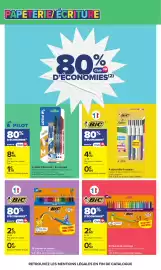 Catalogue Carrefour page 6: Bic kids 24 crayons de couleur €0,47, Bic 24 feutres de coloriage €0,52