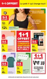 Catalogue Carrefour page 62: Skinwear Brassière €12,19, PUMA Socquettes de sport homme €11,99