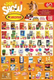 Catálogo Supermercado Jacomar semana 33 Página 1: Ração Friskies €16,98, Ração new dots dog €15,98