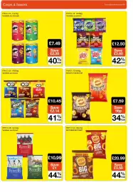 Booker Wholesale brochure Page 8: Hula hoops flavarings €7,59, Kp peanuts €10,45