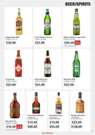 Booker Wholesale brochure Page 9: Efes draft €18,39, Desperados nrb €30,99