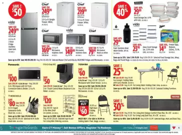 Canadian Tire flyer week 33 Page 5: DE0333-26 O(EX_NB_IntBC_CoastBC) UP SAVE D $50 vida *PADERNO SAVE $50 24999 Reg 299.99