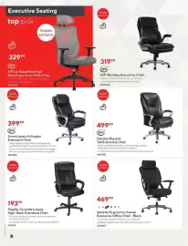Staples flyer Page 6: SitTrue Ridgefield High Back Ergonomic Mesh Chair €329,99