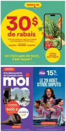 Super C flyer week 33 Page 10: superc.ca 30$ de rabais 10 $ de rabais sur tes 3 premières commandes de 75 $ et plus code