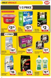 IGA catalogue week 33 Page 4: Dine Wet Cat Food €1,40, Supercoat Smart Blend Dry Dog Food 6.7-7kg €25,00