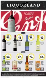 Liquorland catalogue week 33 Page 1: Lana's Bike Chardonnay €13,00, Peroni Nastro Azzurro 5% Bottles €59,00
