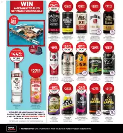 Harry Brown catalogue Page 10: Wild Turkey Rare Breed Bourbon & Cola €71,90, Jack Daniel's Tennessee Whiskey & Cola €24,90