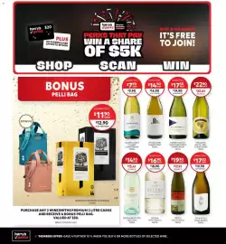 Harry Brown catalogue Page 4: Tar & Roses Pinot Grigio €17,50, Petaluma White Label Chardonnay €20,61
