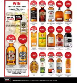Harry Brown catalogue Page 8: Ratu Signature Rum €64,90, Jim Beam White Label Bourbon €64,90