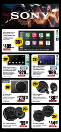 SuperCheap Auto catalogue Page 31: Sony 6.5" Component Speaker Set €86,99, Sony 8" Active Slim Subwoofer €278,99
