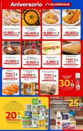 Catálogo Olímpica semana 33 Página 3: Combos de desayunos €8.990,00, Chuleta valluna €18.900,00