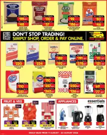 Shoprite catalogue Page 2: Carrots €90,00, NYALA SUPER MAIZE MEAL €83,00