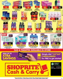 Shoprite catalogue Page 4: Vitalli Econo/Everyday Sanitary Pads €50,00, Colgate Triple Action Toothpaste €109,00