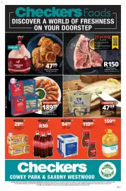 Checkers catalogue Page 1: Crystal Valley Long Life Milk €94,99, Bokomo Weet-Bix Wholegrain Wheat Biscuits €29,99