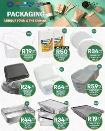 Take 'n Pay catalogue Page 10: Foil Trays & Lids €44,99, CLEAR/BLACK CONTAINER €19,99