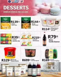Take 'n Pay catalogue Page 11: Carte Dor Assorted Jelly €219,99, Black Cat Smooth Peanut Butter €329,99