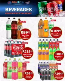 Take 'n Pay catalogue Page 18: Coca-Cola Zero Assorted €99,99, Stoney/Fanta Or Sprite €109,99