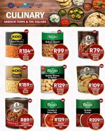 Take 'n Pay catalogue Page 6: Everyday Butter Beans €109,99, Rhodes Tomato & Onion Mix €129,99