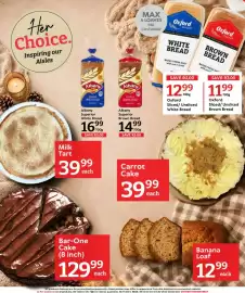 Oxford Freshmarket catalogue week 33 Page 11: Albany Superior White Bread €16,99, Carrot Cake €39,99