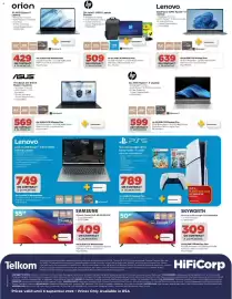 HiFi Corp catalogue Page 4: Hp 15s Intel® N100 Laptop Bundle €509,00, Lenovo IdeaPad 3 AMD Ryzen 5 Laptop €639,00