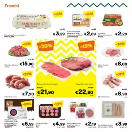 Volantino Unes Pagina 10: Fettine sottili di bovino adulto €21,90, Controfiletto di pollo allevato a terra €3,99