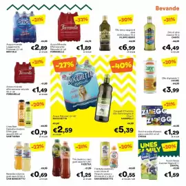 Volantino Unes Pagina 17: Acqua minerale effervescente naturale FERRARELLE €1,49, Thè Baby San Benedetto €0,55