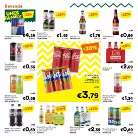 Volantino Unes Pagina 18: Energy Drink X RAY €0,55, Birra pilsner Nastro Azzurro 0.0% PERONI €2,39
