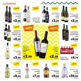 Volantino Unes Pagina 20: Aperitivo Rosso Sanbitter €4,79, Frizzantino Amabile o Secco La Colombara €2,25