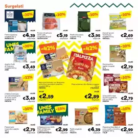 Volantino Unes Pagina 4: Merluzzo Gratinato FROSTA €2,59, Porcini puliti e tagliati, surgelati FROSTA €2,79