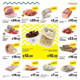 Volantino Unes Pagina 9: Olive nere alla contadina condite piccanti Kata Food €12,50, Carpaccio Carne Salada €23,90
