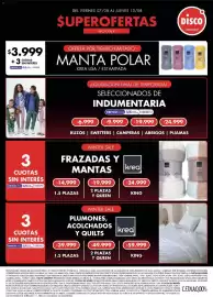 Folleto Disco semana 32 Página 2: Seleccionados de indumentaria €24.999,00, Krea - manta polar €3.999,00