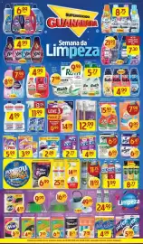Encarte Supermercados Guanabara semana 33 Página 4: Limpador Mr. Musculo Cozinha €15,90, Amaciante concentrado fofo €4,99
