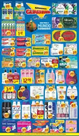 Encarte Supermercados Guanabara semana 33 Página 6: Desodorante monange €8,99, Always absorvente seca ou suave €12,98
