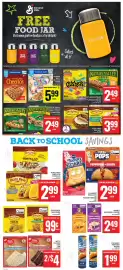 Food Basics flyer week 33 Page 14: GENERAL MILLS FAMILY SIZE CEREAL €5,99, PILLSBURY PREPARED DOUGH €1,99