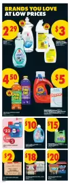 No Frills flyer week 33 Page 9: BRANDS YOU LOVE AT LOW PRICES 229 PC® DISHWASHING LIQUID selected varieties 638 mL-1 L