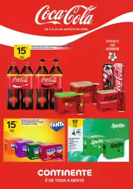 Folheto Continente Página 1: Fanta zero açúcares, Sprite €4,29