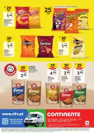 Folheto Continente Página 4: Doritos tex mex/ rib's session €1,39, Amendoim no forno matutano €2,82